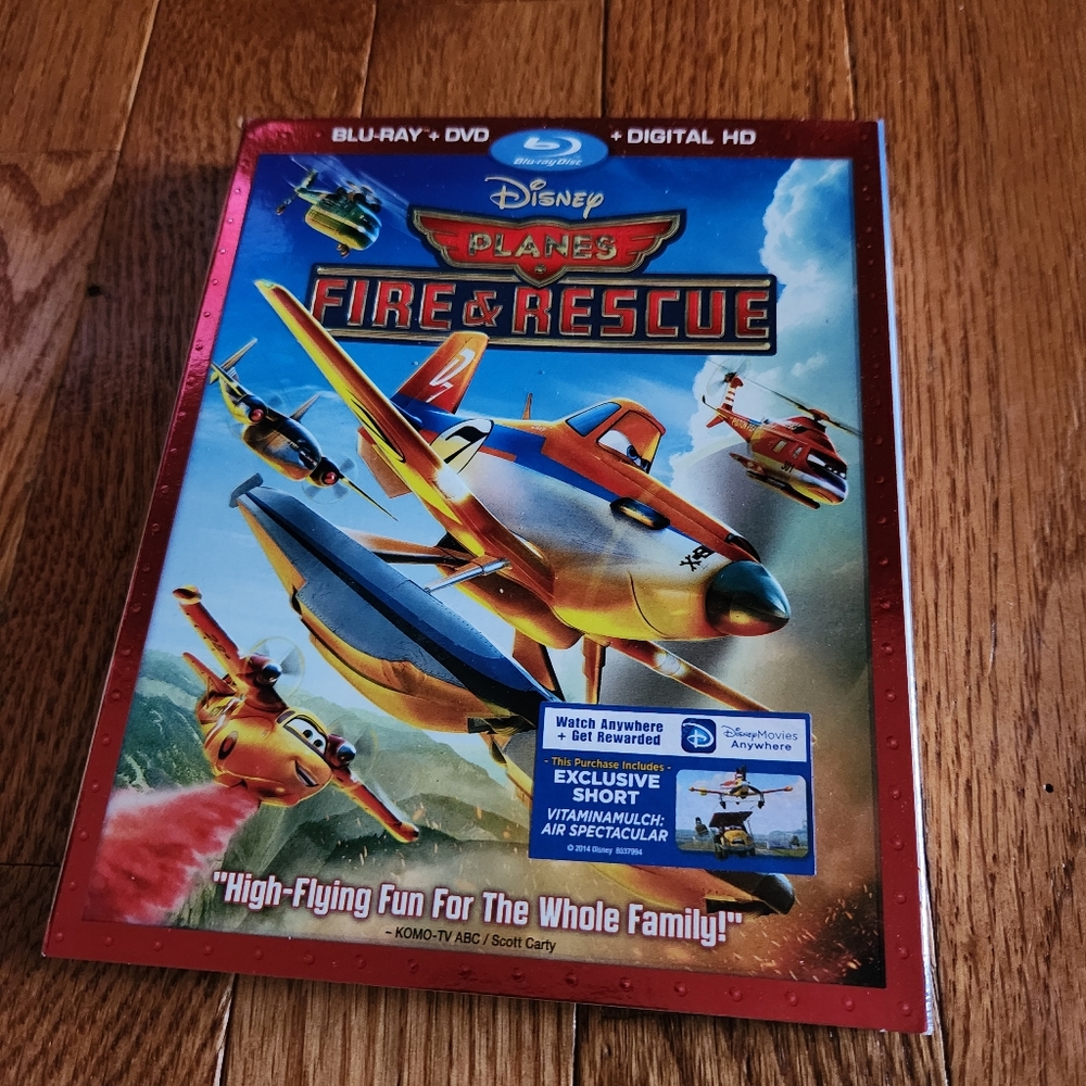 Planes Fire and Rescue DVD and Blu-ray
